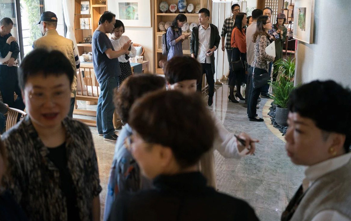 流动展厅| 春望—中国画四人作品展现场
